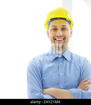Young confident engineer Stock Photo