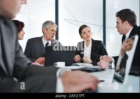 Business meeting and working people Stock Photo