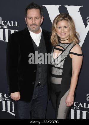 arrives at the 20th Century Studios' THE CALL OF THE WILD Los Angeles Premiere held at the El Capitan Theatre in Hollywood, CA on Thursday, ?February 13, 2020.  (Photo By Sthanlee B. Mirador/Sipa USA) Stock Photo