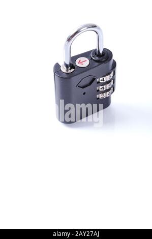 Padlock isolated Stock Photo