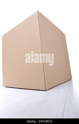 Paper box for packaging isolated Stock Photo - Alamy