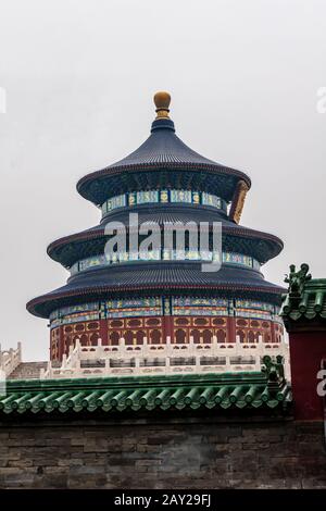 The Hall of Prayer for Good Harvests, Temple of Heaven, Beijing Stock Photo
