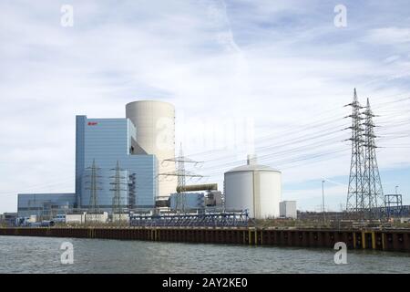 Power station new building Datteln 4 in Datteln, Stock Photo