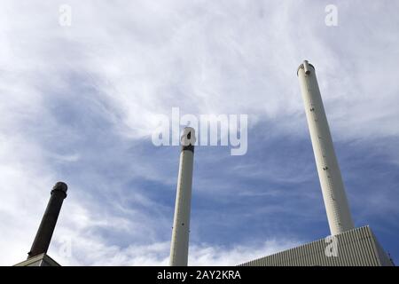 Old power station in Datteln, NRW, Germany, 2014 Stock Photo