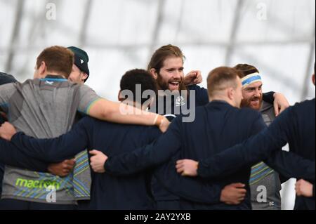 Riccarton, Edinburgh, Scotland, UK. 14th Feb, 20. Guinness Six Nations matches vs Italy Scotland Ben Toolis (Edinburgh Rugby ) Credit: eric mccowat/Alamy Live News Stock Photo