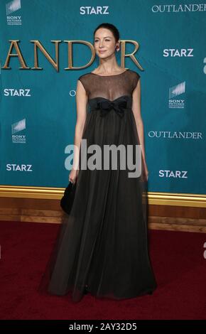 Hollywood, USA. 13th Feb, 2020. Caitriona Balfe. the Premiere Of Starz's 'Outlander' Season 5 held at Hollywood Palladium. Credit: MediaPunch Inc/Alamy Live News Stock Photo