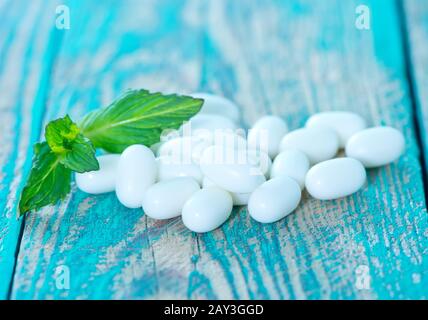 mint candy Stock Photo