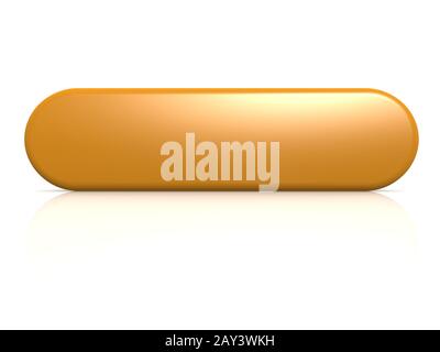 Orange button Stock Photo