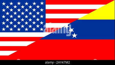 usa venezuela Stock Photo