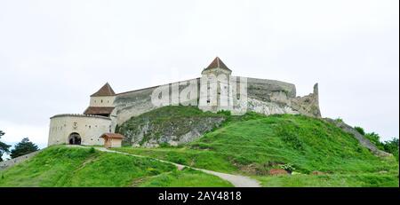 rasnov fortress panorama Stock Photo