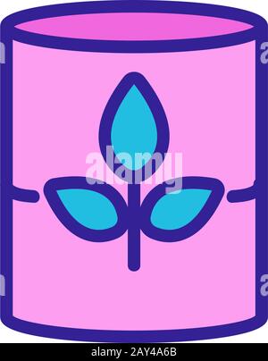 biofuel Icon vector. Isolated contour symbol illustration Stock Vector