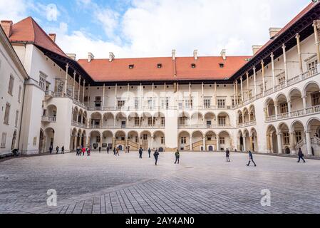 Wawel Castle, Krakow, Poland Stock Photo