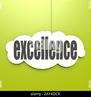 White cloud with excellence Stock Photo