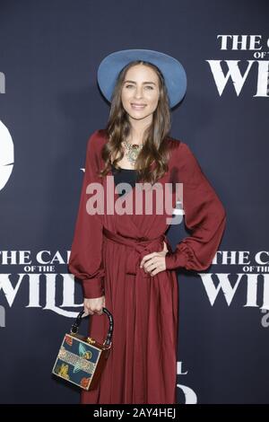 February 13, 2020, Los Angeles, CA, USA: LOS ANGELES - FEB 13:  Diana Carr at the ''The Call of the Wild'' Premiere at the El Capitan Theater on February 13, 2020 in Los Angeles, CA (Credit Image: © Kay Blake/ZUMA Wire) Stock Photo