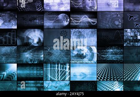 Multimedia Marketing Stock Photo
