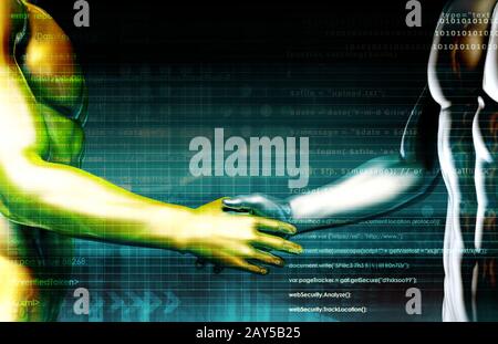 Technology Framework Stock Photo