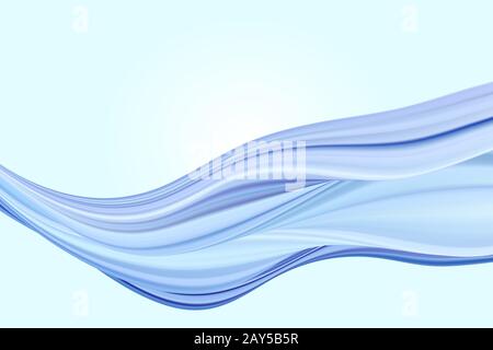 Abstract vector background, color flow liquid blue wave for design brochure, website, flyer. Stream fluid. Acrylic paint Stock Vector