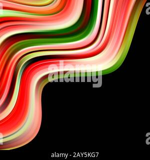 Abstract colorful vector background, color flow liquid wave design.Stream fluid. Acrylic paint Stock Vector
