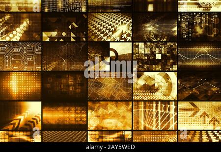 Digital Advertising Stock Photo