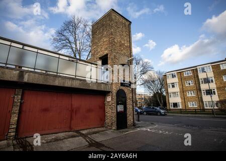 Combe Avenue, Vanbrugh Park Estate, modernist architecture, Greenwich, Southeast london, United Kingdom Stock Photo