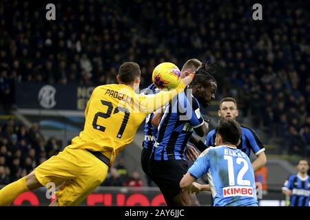 Milan, Italy. 12th Feb, 2020. football, TIM CUP 2019-20 INTER vs NAPLES 0-1 in the photo: PADELLI Credit: Independent Photo Agency/Alamy Live News Stock Photo