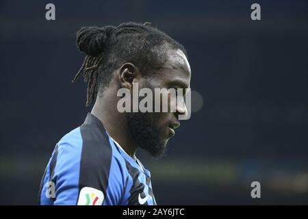 Milan, Italy. 12th Feb, 2020. football, TIM CUP 2019-20 INTER vs NAPLES 0-1 in the photo: MOSES Credit: Independent Photo Agency/Alamy Live News Stock Photo