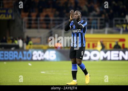 Milan, Italy. 12th Feb, 2020. football, TIM CUP 2019-20 INTER vs NAPLES 0-1 in the photo: LUKAKU Credit: Independent Photo Agency/Alamy Live News Stock Photo