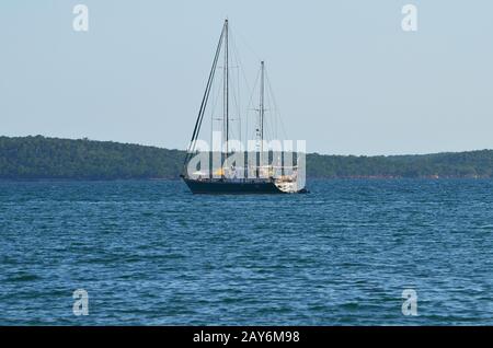 Cienfuegos Bay (Cuba), a rich estuarine ecosystem suffering from ever-worsening water pollution Stock Photo