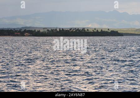 Cienfuegos Bay (Cuba), a rich estuarine ecosystem suffering from ever-worsening water pollution Stock Photo