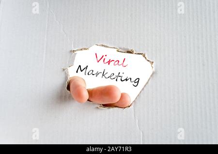 Viral marketing text concept Stock Photo