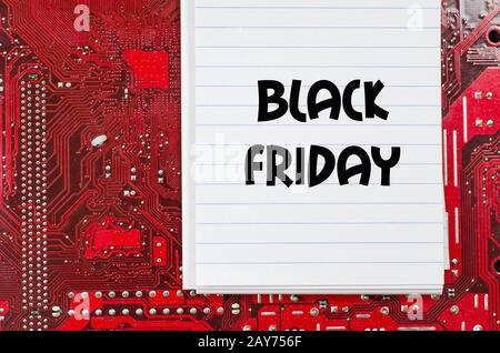 Black friday text concept Stock Photo