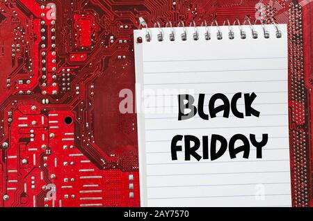 Black friday text concept Stock Photo