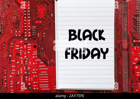 Black friday text concept Stock Photo
