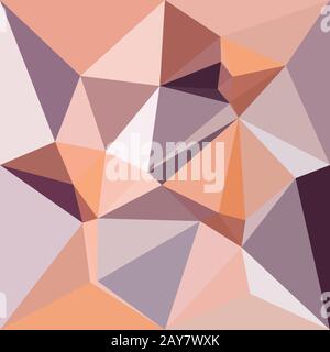 Almond Beige Abstract Low Polygon Background Stock Photo
