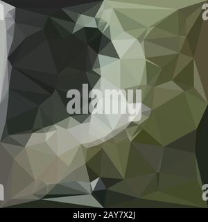 Dark Slate Gray Abstract Low Polygon Background Stock Photo