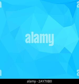 Dark Turquoise Abstract Low Polygon Background Stock Photo