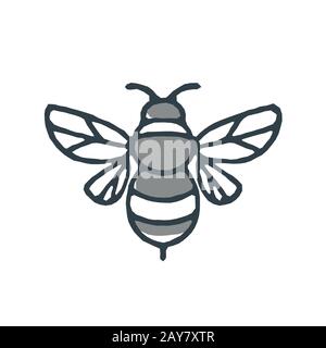 Bumblebee Bee Icon Stock Photo