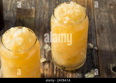 Homemade Frozen Beer Slushie Cocktail in a Glass Stock Photo