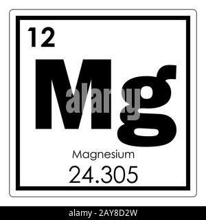 Magnesium chemical element Stock Photo