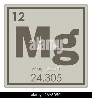 Magnesium chemical element Stock Photo