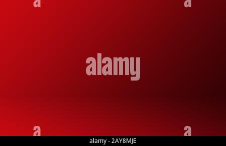 Studio Background Concept - Dark red gradient studio room wall halloween background. Stock Photo