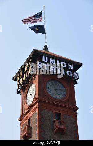 Union Station in Portland, Oregon Stock Photo