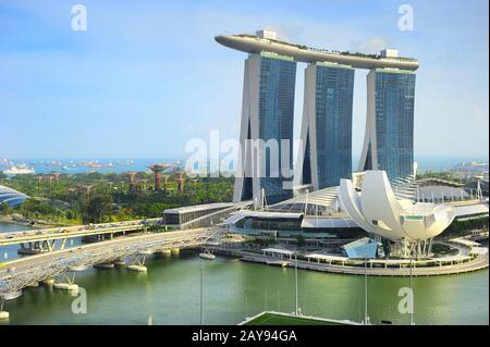 Marina Bay Sands resort Stock Photo