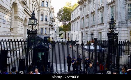 Downing Street, Westminster, City Of Westminster, London, England. Stock Photo