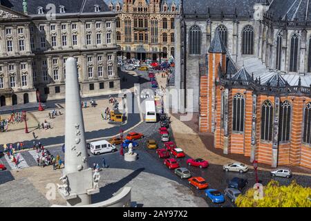 The Hague, Netherlands - April 26, 2017: Madurodam miniature park in The Hague Stock Photo