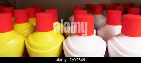 Plastic bottles Stock Photo