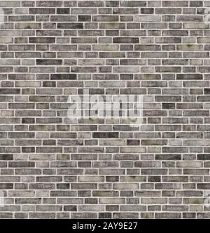 A fragment of an old brick wall. Stock Photo