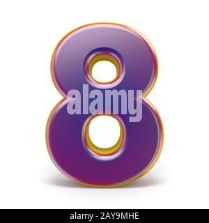 number-eight-8-purple-font-