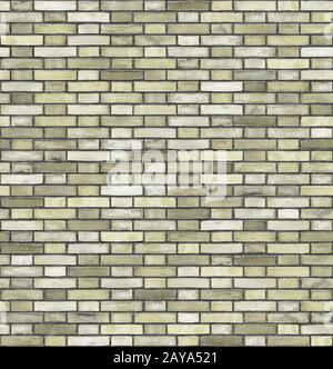 A fragment of an old brick wall. Stock Photo