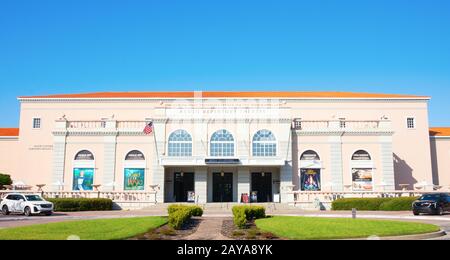 January 1, 2019 - Sarasota, FL - USA - The Florida State University Center for the Performing Arts, Asolo Repertory Theater exterior, a venue for ball Stock Photo